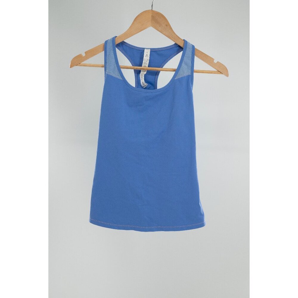 lululemon athletica Blue Racerback Tank Top